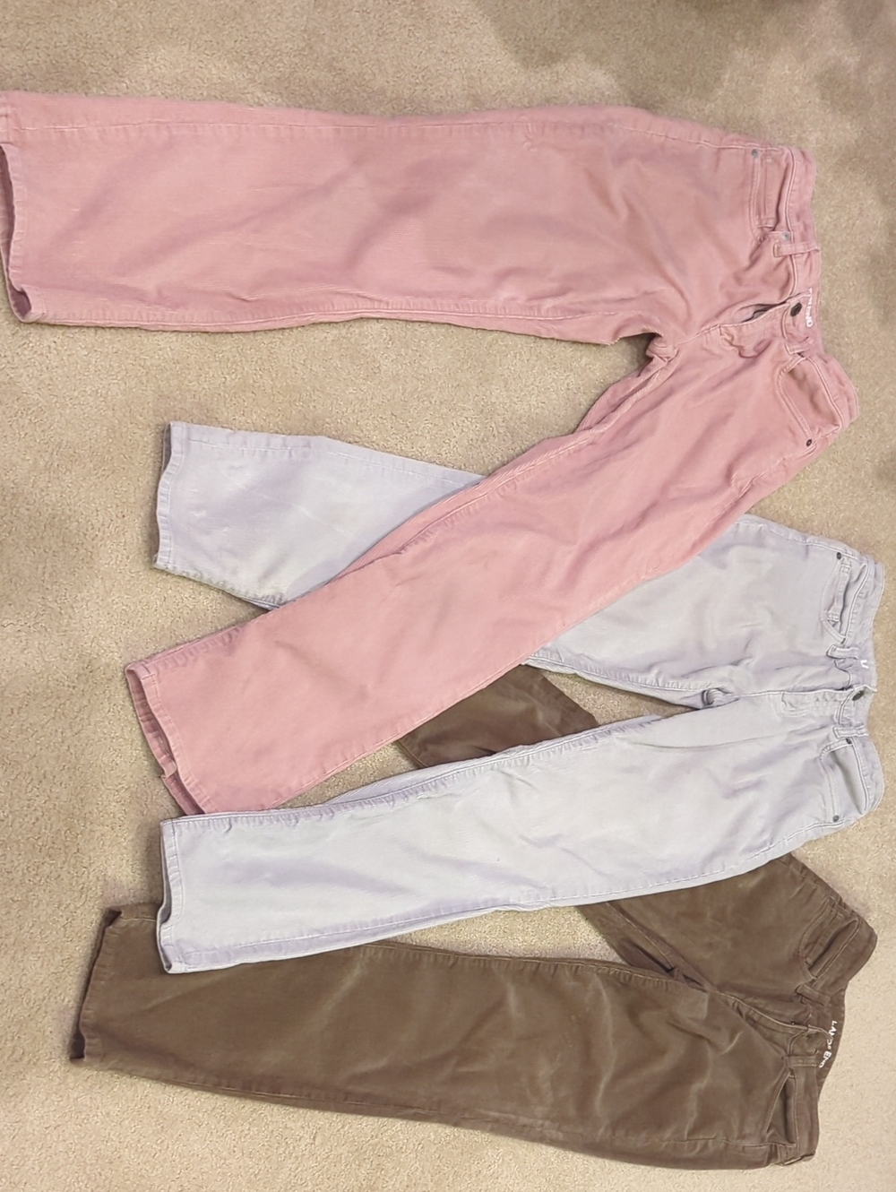 Lands' End Women's Corduroy Pants Lot of 3
